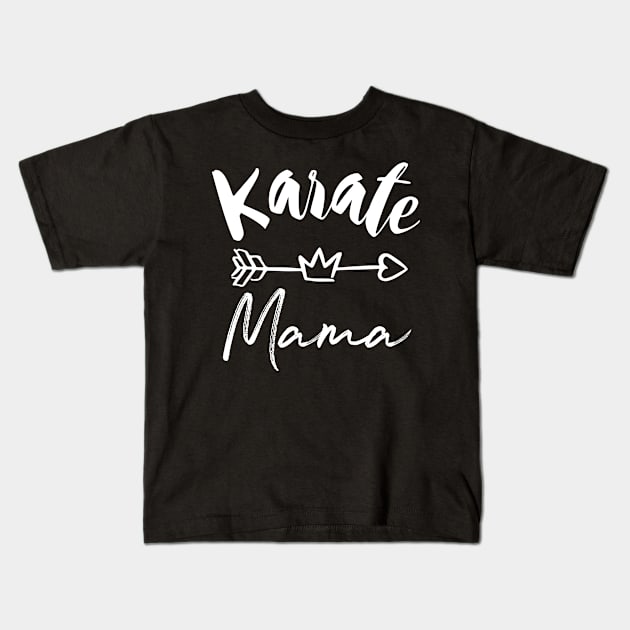 Karate Mama Kids T-Shirt by RW